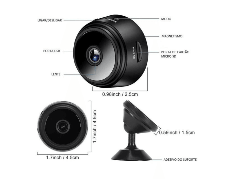 MiniGuard: Mini Câmera WiFi Inteligente